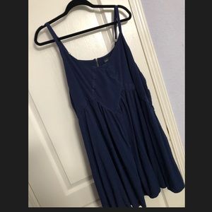 Blue strap stress with back zipper Torrid size 3
